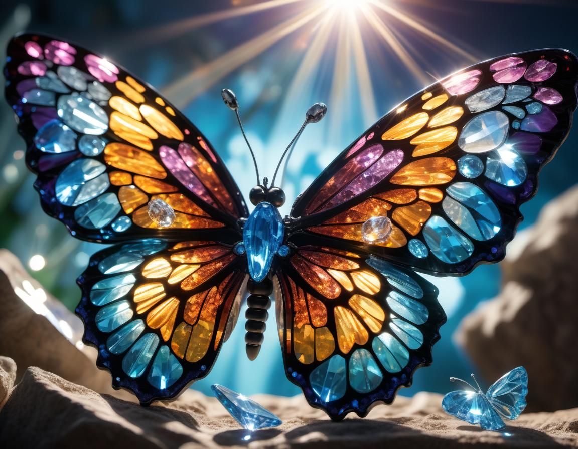 Stained Glass Butterfly