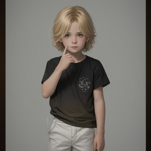 Angel Boy with Olive Branch in Radiant Glow