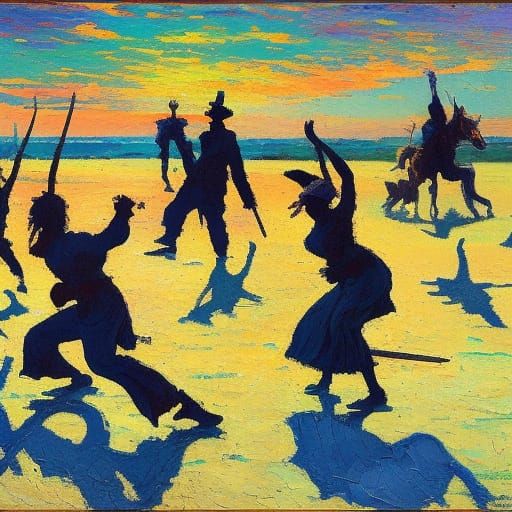 Victory Dance, by Frederic Remington