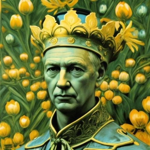 Expressionistic Countryside Landscape in Photorealistic Styl...