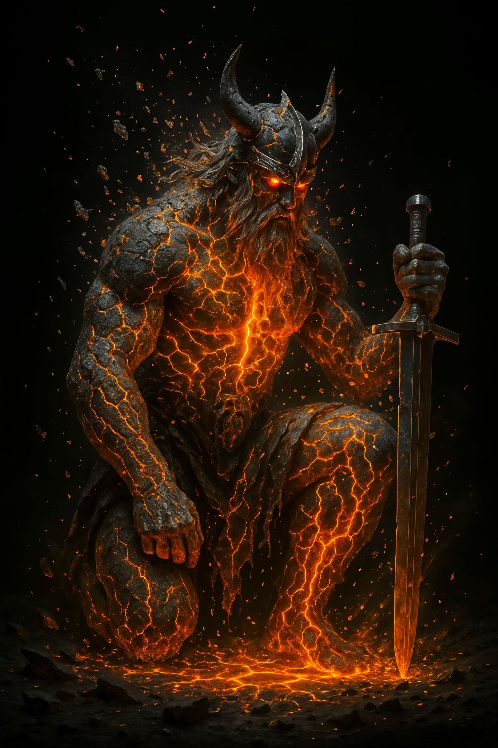Fiery Viking God Disintegrates in Splendor