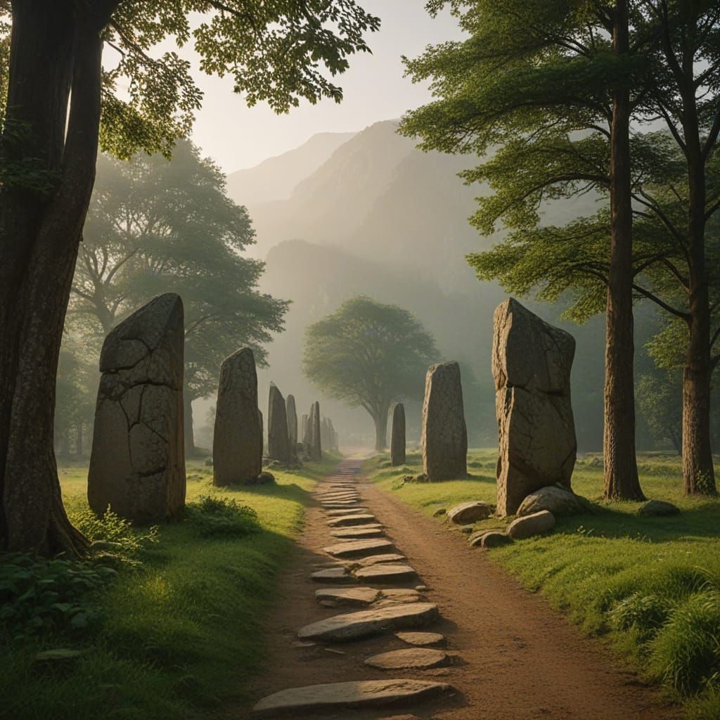 Hartashen Megalithic Avenue: Ancient Stone Monoliths