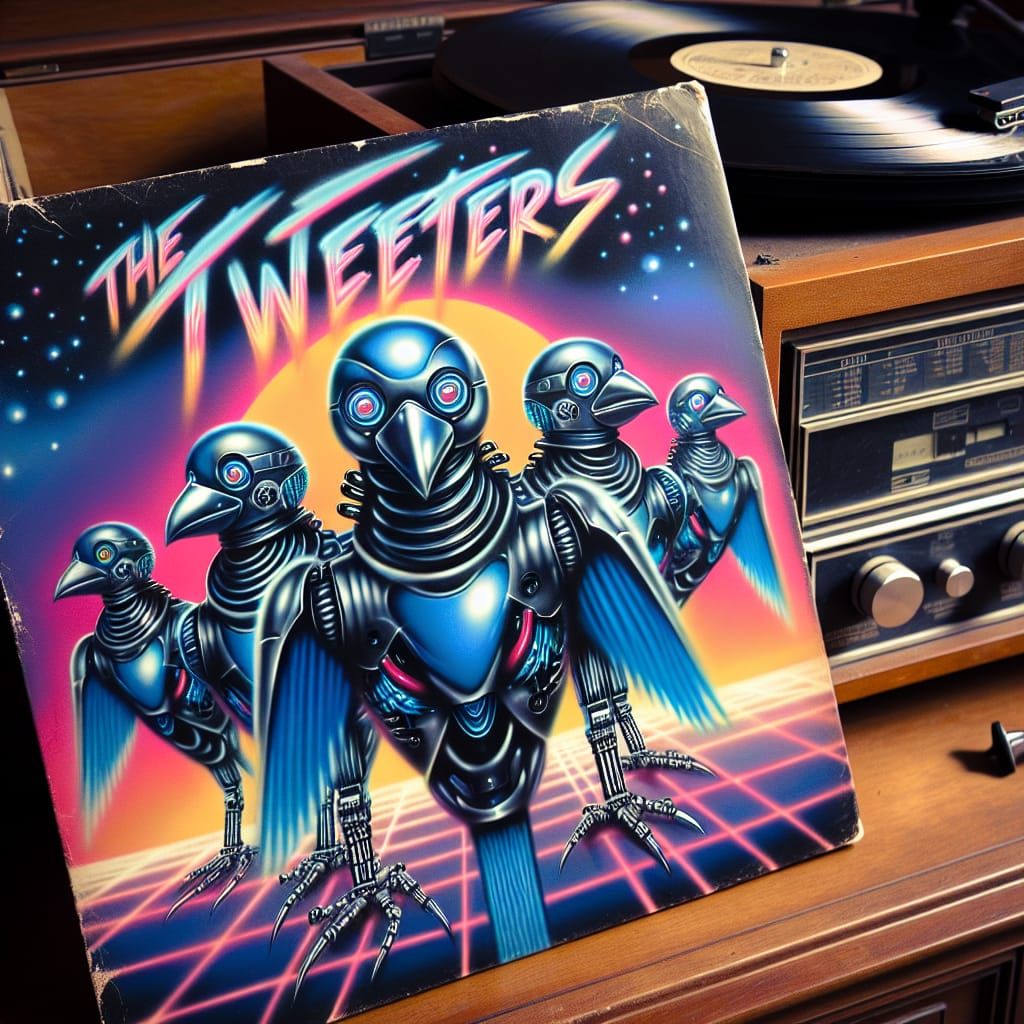 The Tweeters: 80s Airbrush Album Art