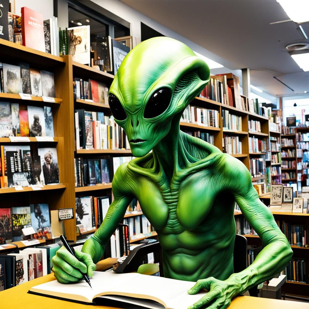 Alien Book Signing at Local Bookshop