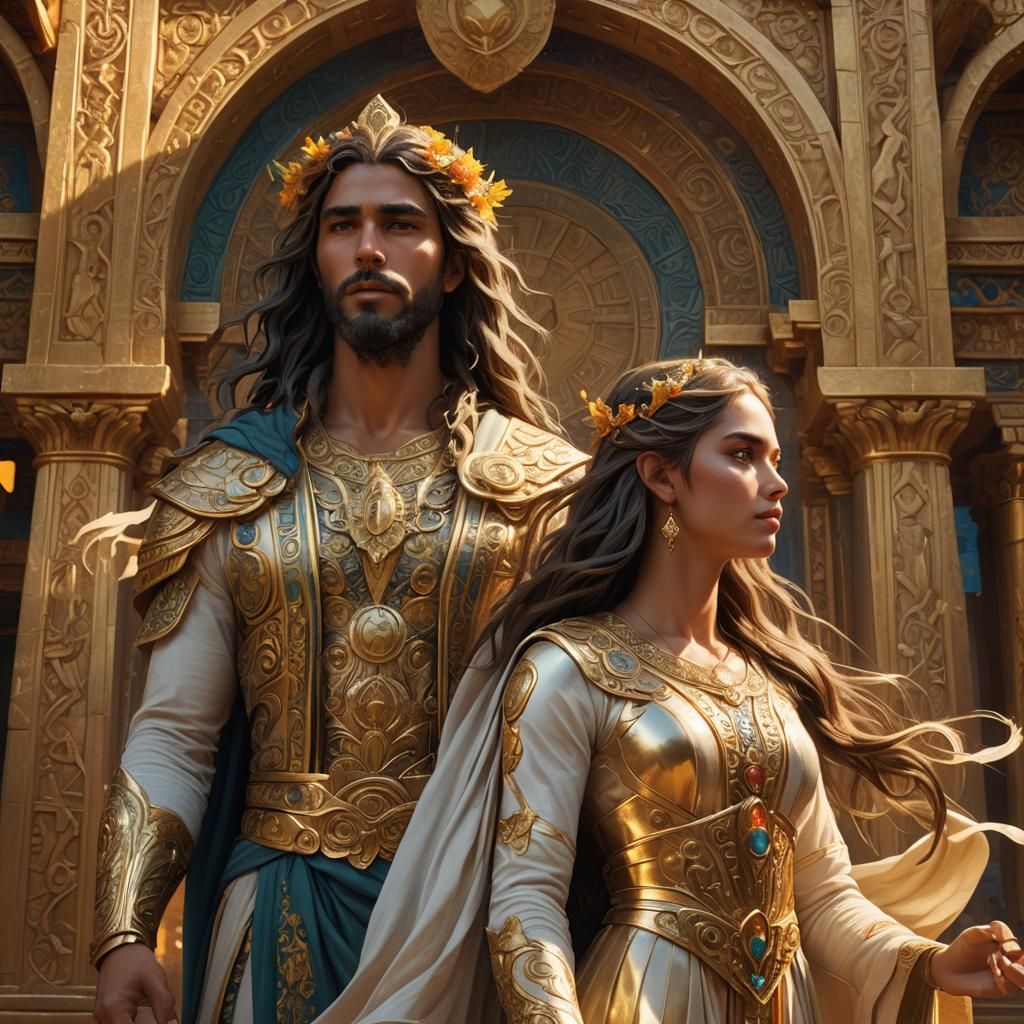 Ras and Persephone at the Temple of Eris