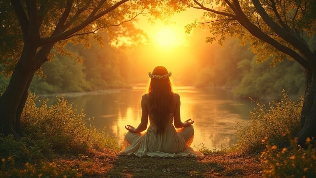 Celebrating Litha: A Summer Solstice Image