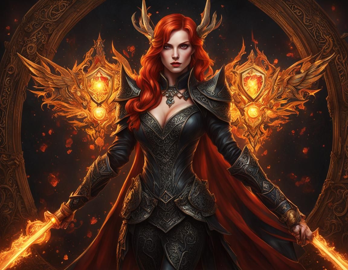 Redhead Occult Detective Arrests Changeling in Filigree Armo...