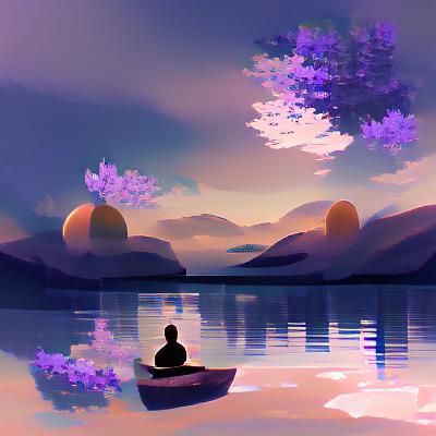 Abstract Image Conveying Tranquility