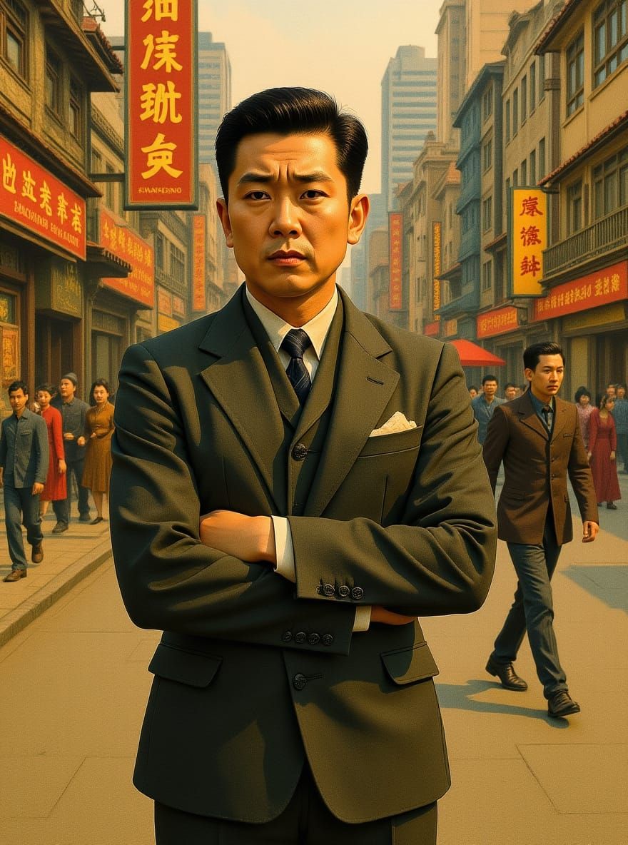 Zhao Suchen as Sanpao in Old Shanghai