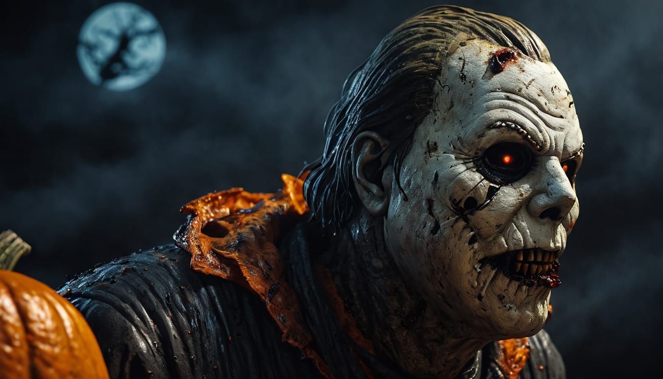 Halloween Icon Emerges from Rotting Pumpkin