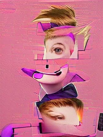 Stylized Portrait of Pyrocynical