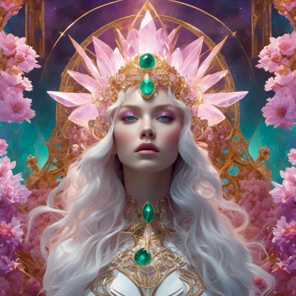 Nordic Princess in Atlantis, Photorealistic Portrait