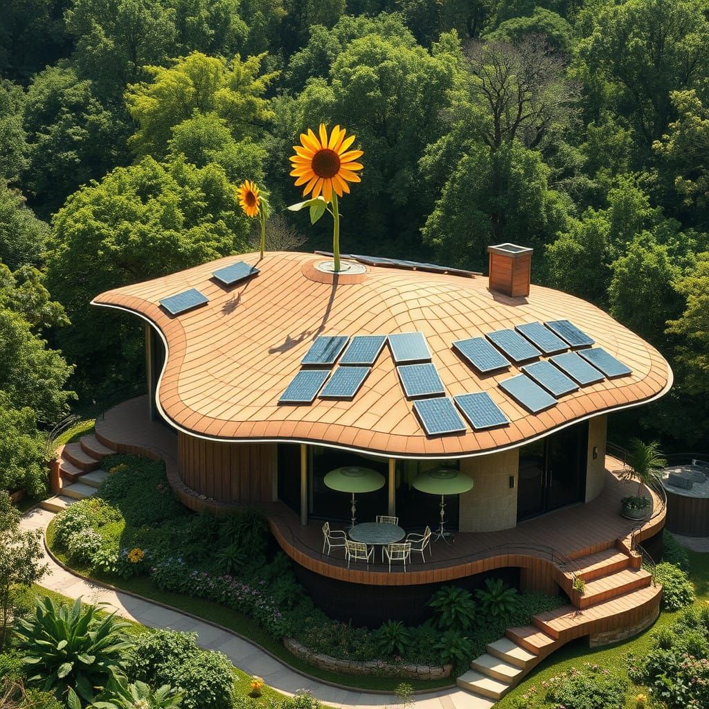 Eco-Friendly Dream Home Blends Nature and Tech
