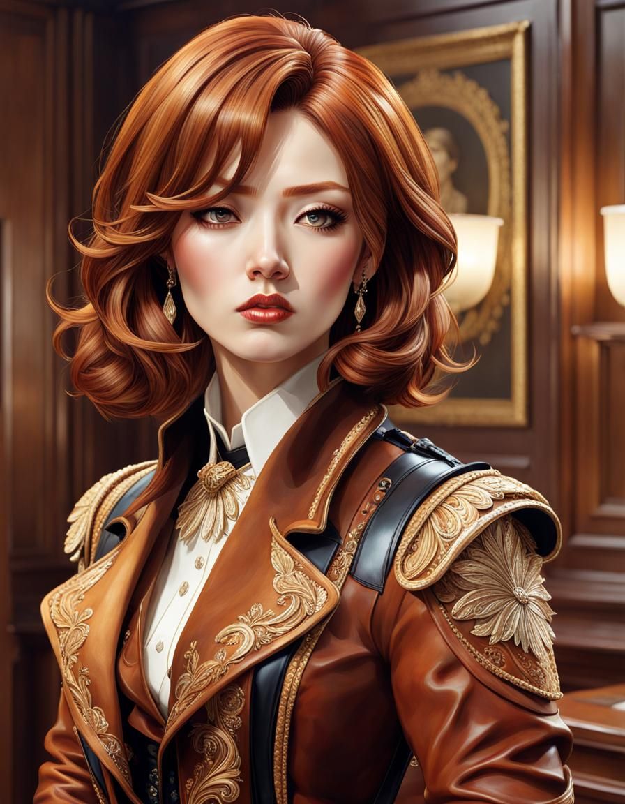 Fashionista Gunslinger Girl in 3D Anime Art