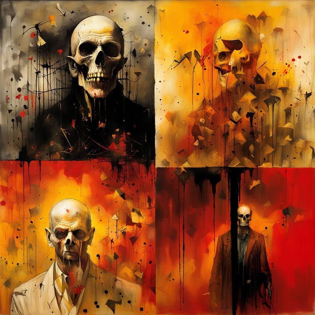 Desolation: Horror Surreal Art Album Cover