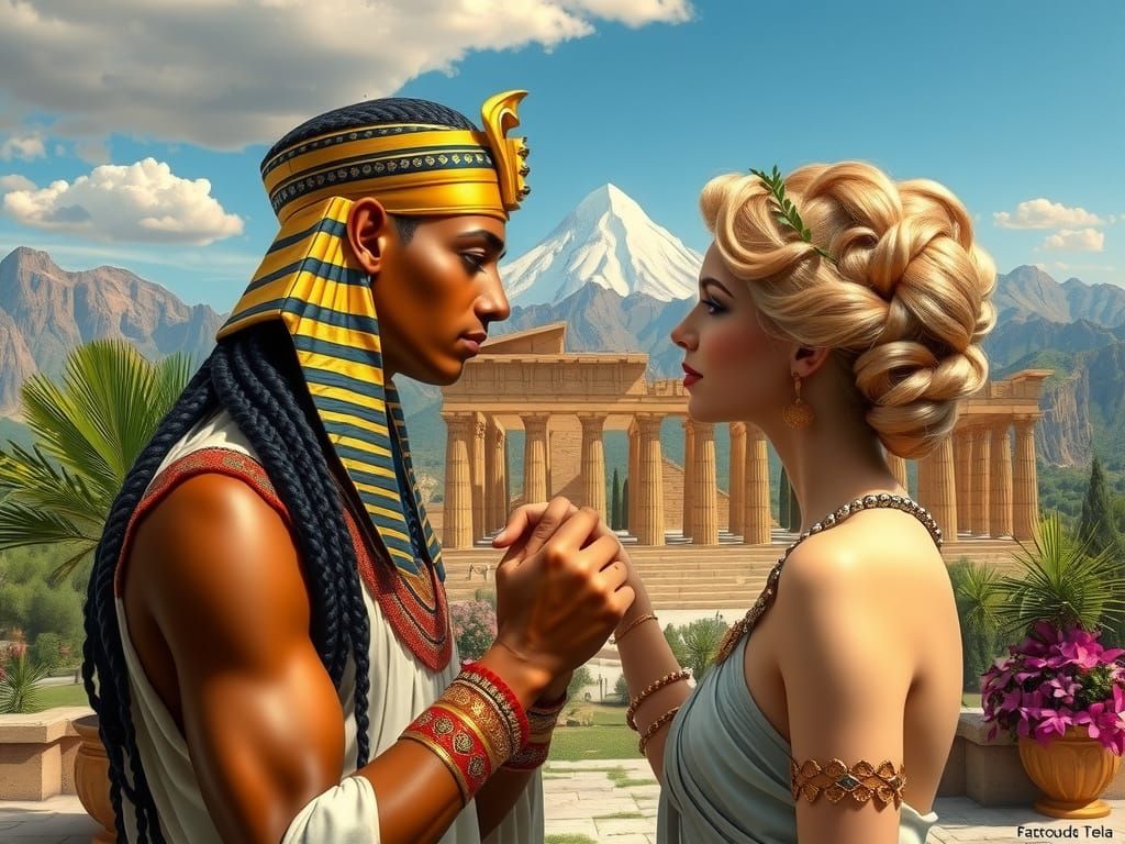Ancient Love in Photorealistic Splendor