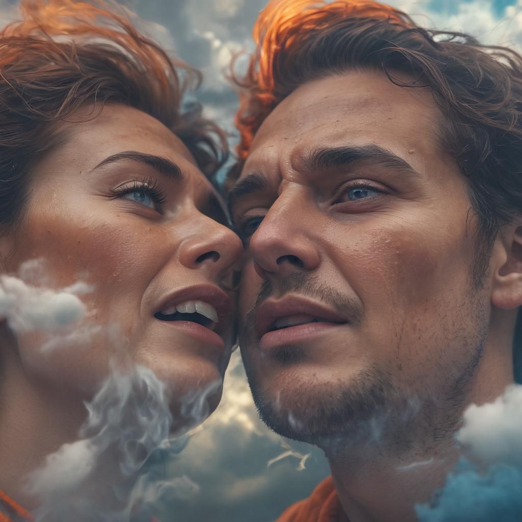 Surreal Faces Transform with Menacing Grins