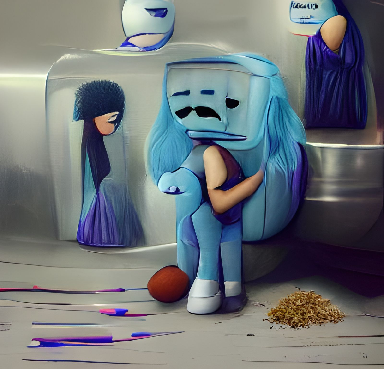 Abstract Representation of Sadness