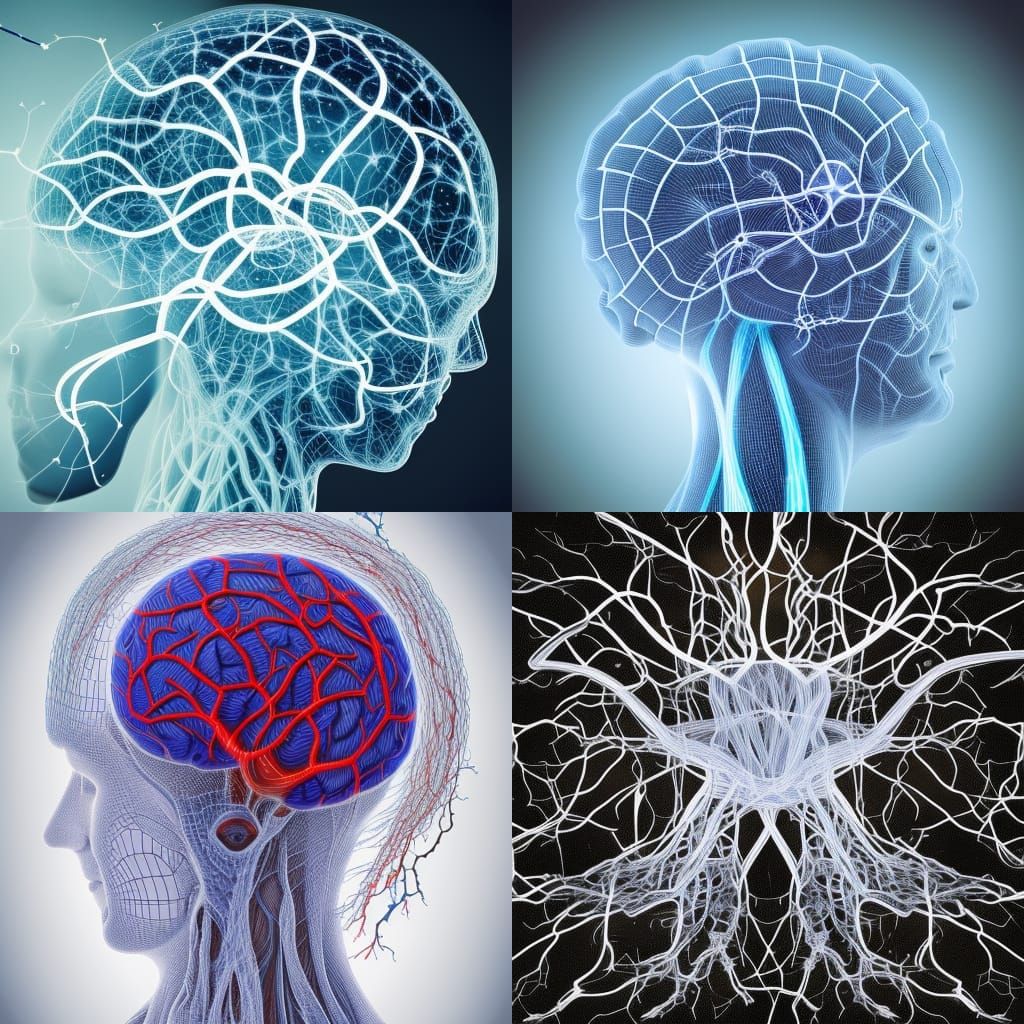 Intricate Neuron Network with Electrical Impulses in Fractal...