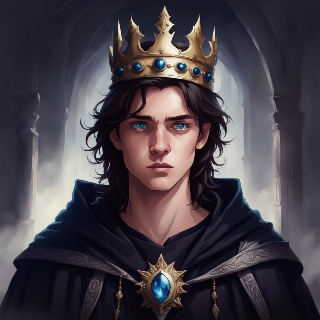High King Portrait: Boy with Crown and Cloak