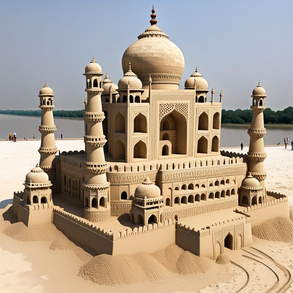 Limestone Taj Mahal Sandcastle Architecture