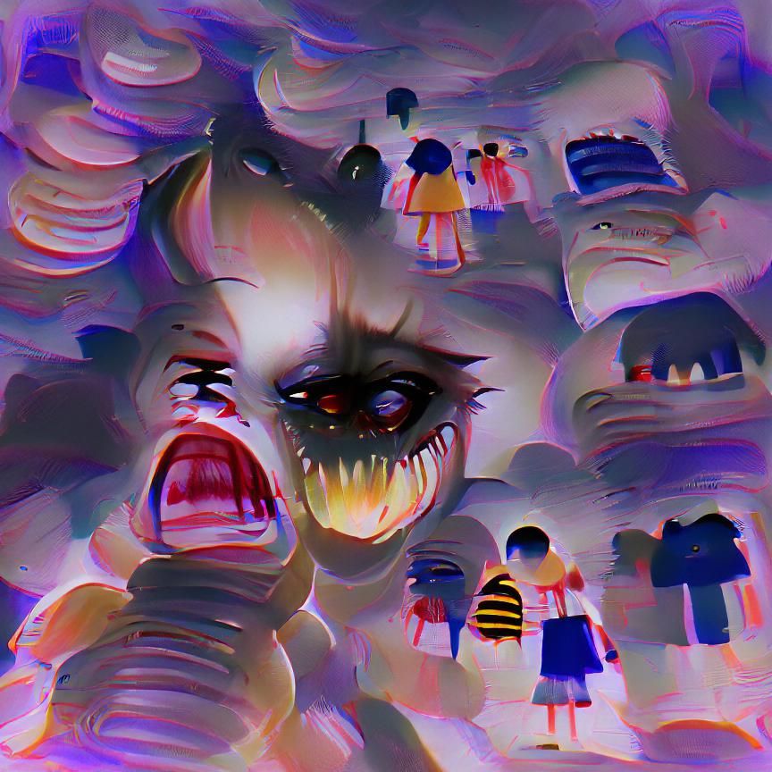 Abstract AI Generated Nightmare
