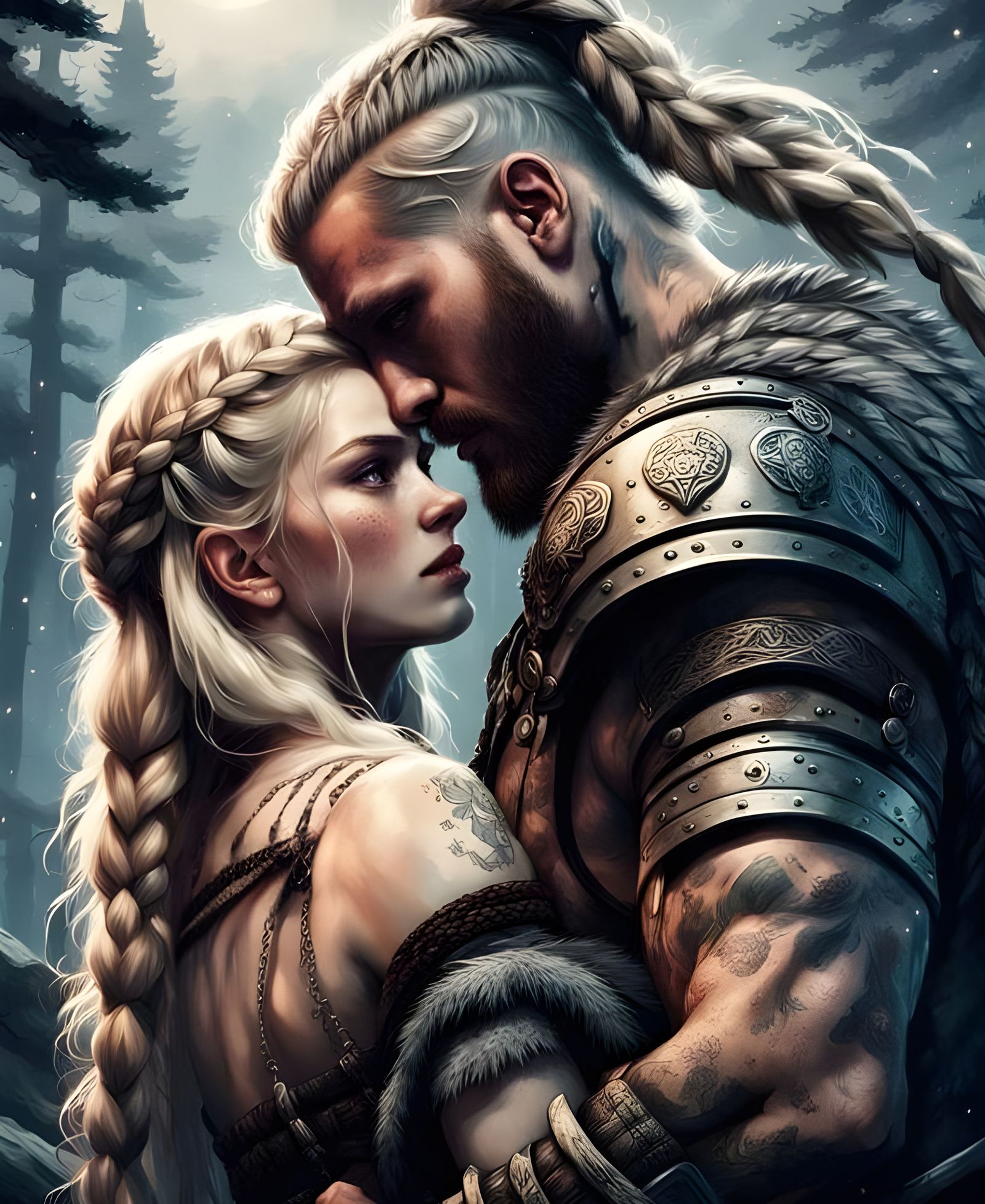 Ragnar and Lagertha, bound by heart