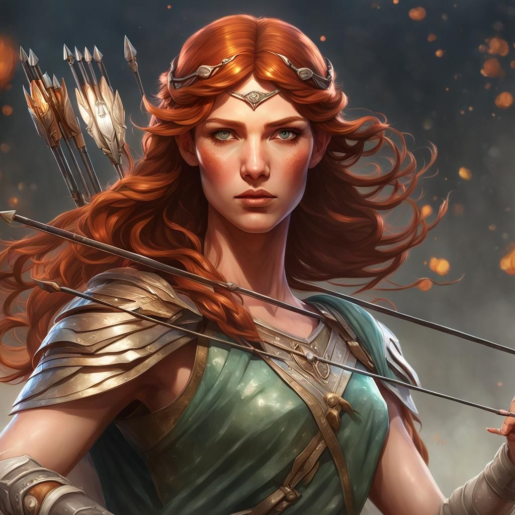 Artemis, Goddess of the Hunt Portrait