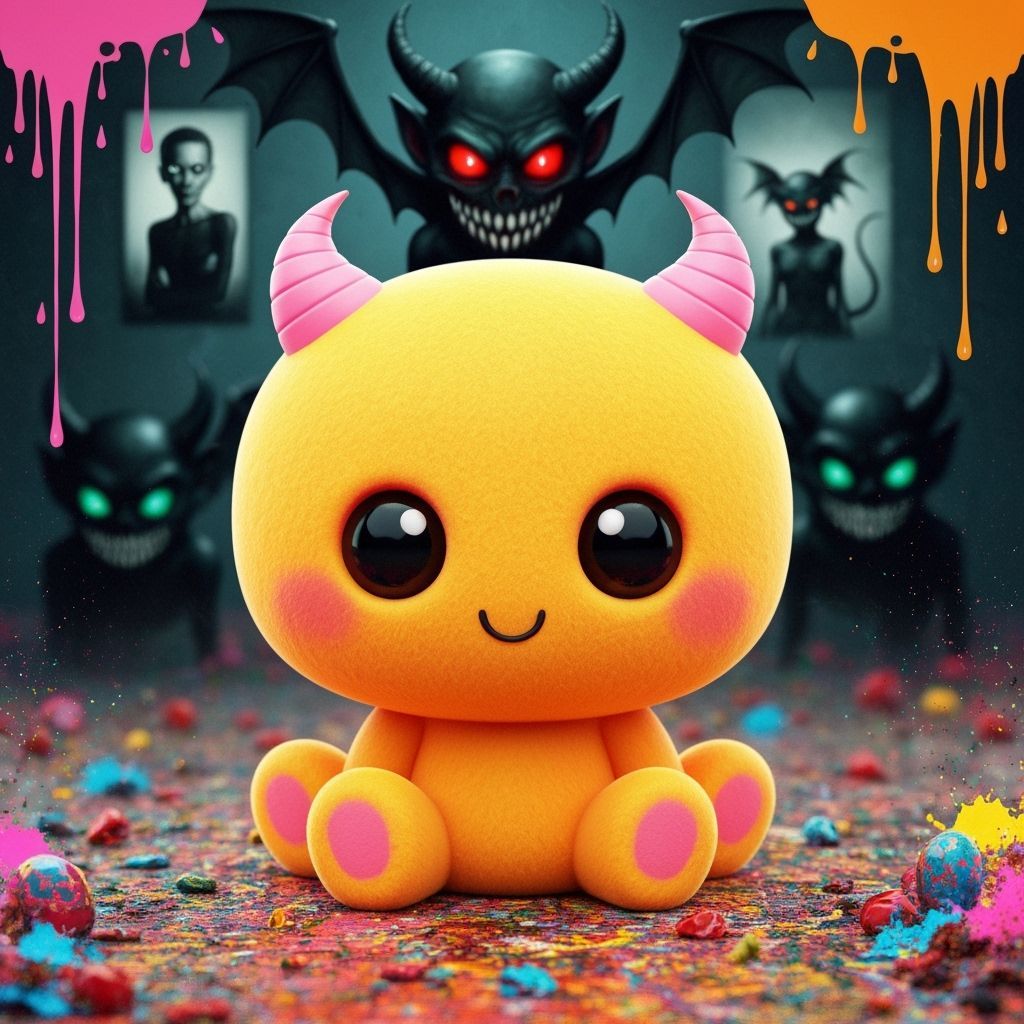 Cute Nightmare Dreamscape With Hidden Menace