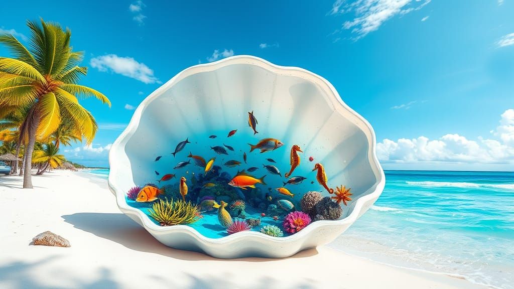 Shell Lagoon: Graffiti Fusion of Splash and Street Art