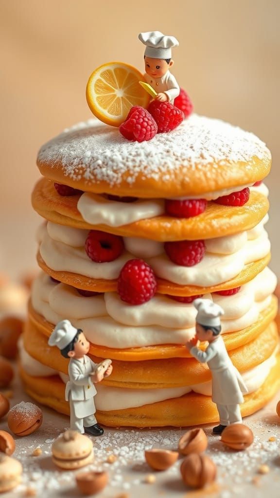 Whimsical Pastry Chefs in French Dessert Wonderland