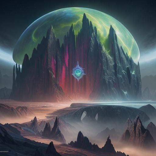 Detailed Map of Krypton in Fantasy Concept Art