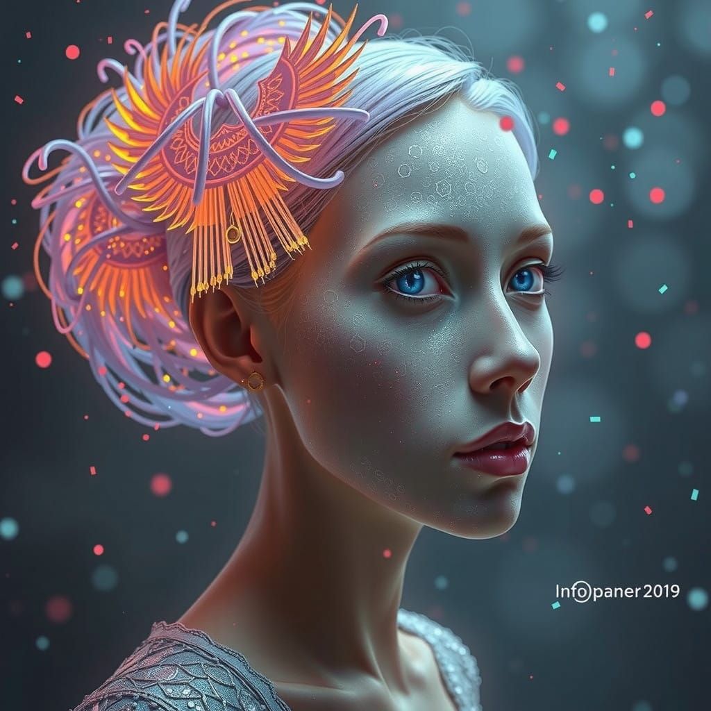 Modern Typographic Postcard in Cyrillic Script