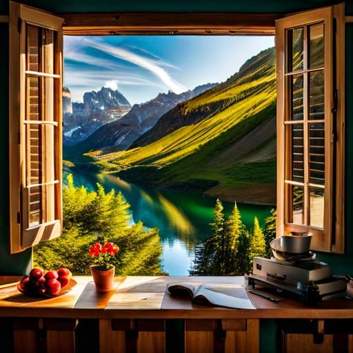 Beautiful View From a Window