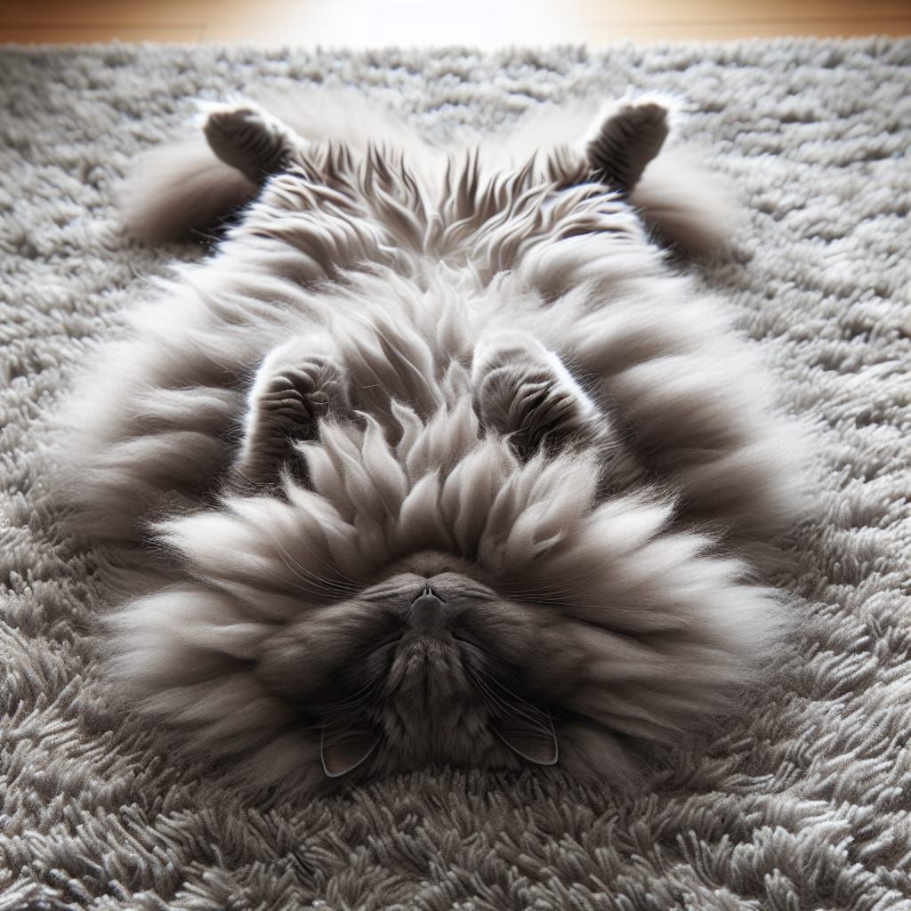 Rorschach Kitty - or Fuzzy Hippo?