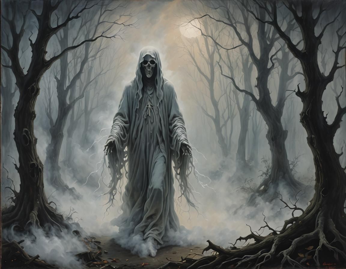 An ominously lurking specter