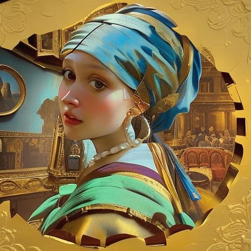 Girl with a Pearl Earring: Photorealistic Rendering