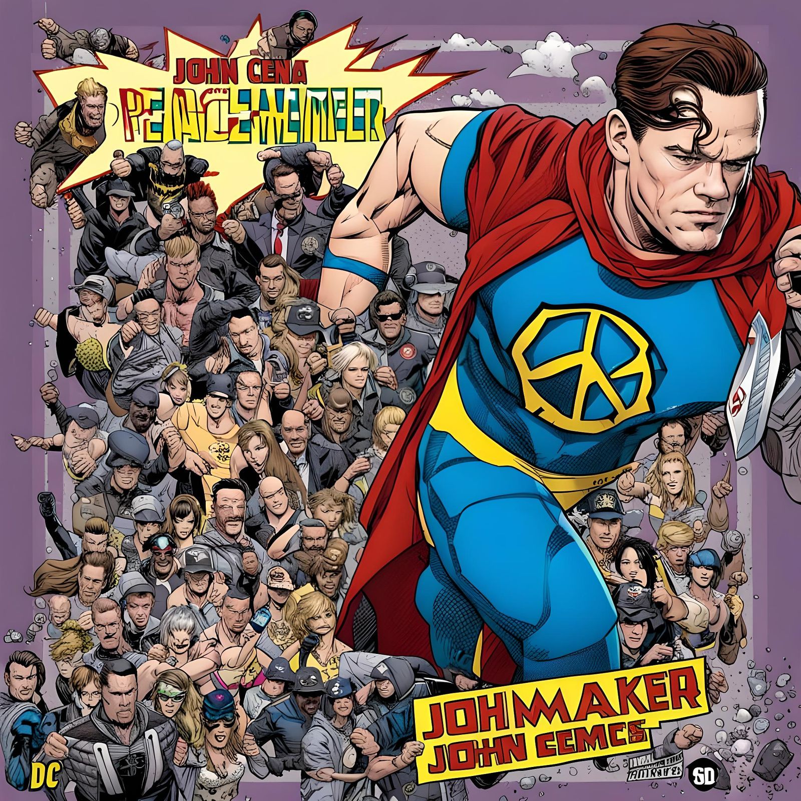 Peacemaker John Cena as DC Comics Character
