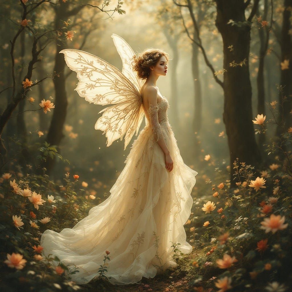 Fairy in the wood