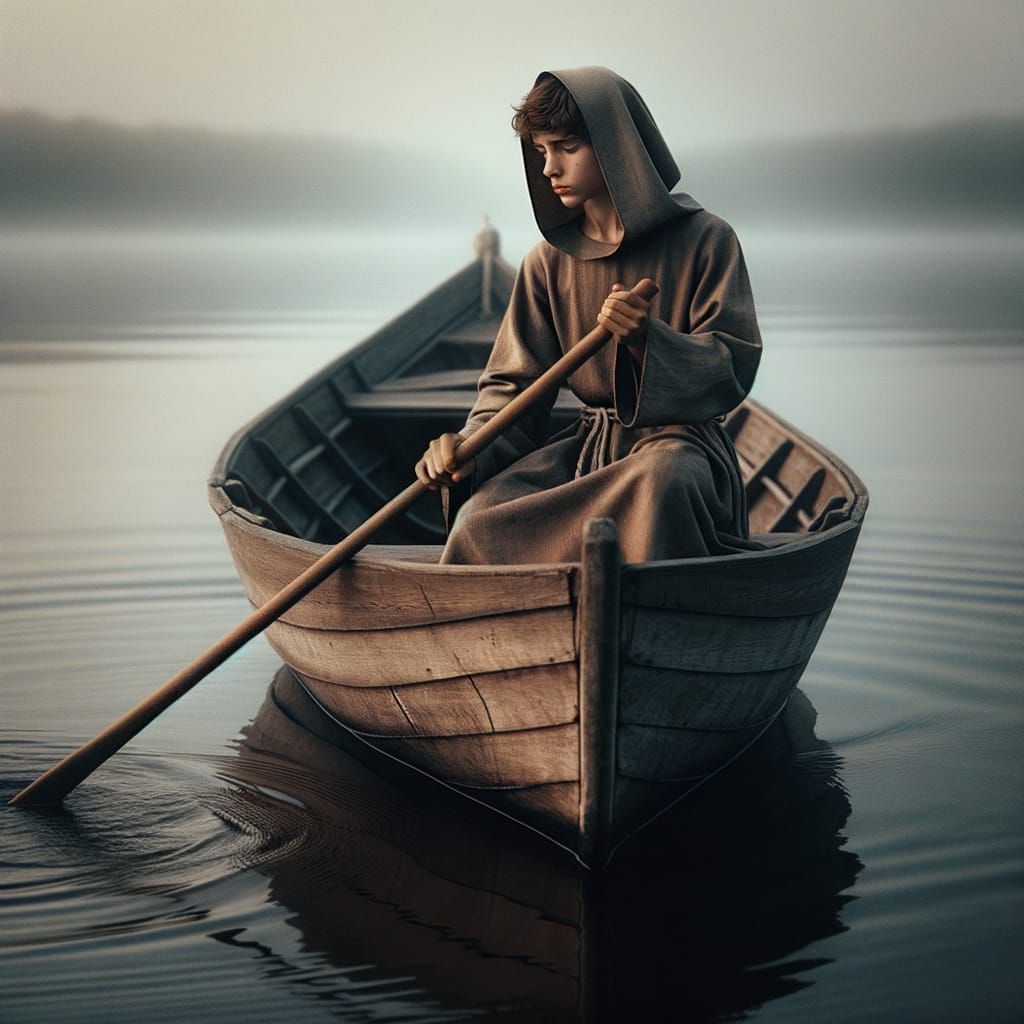 A Young Monk's Serene Voyage