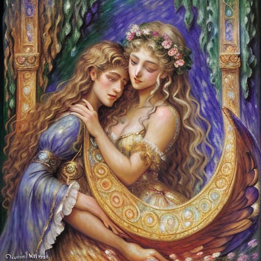 mythology Monet Josephine Wall