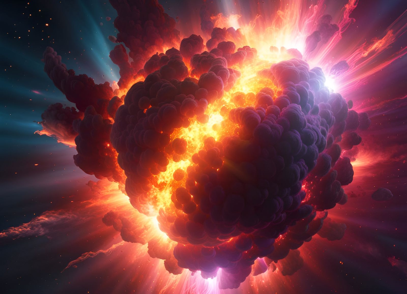 Nebula Plasma Explosion in HDR