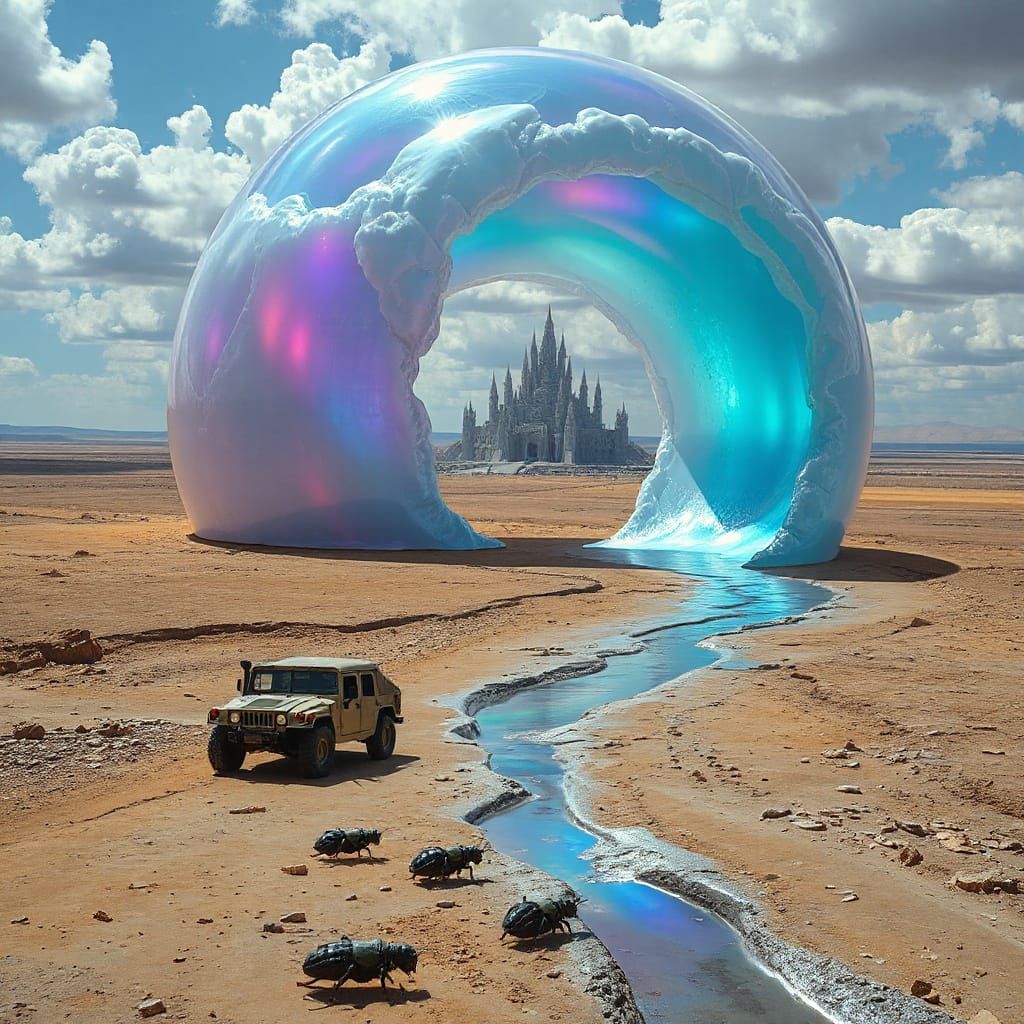 Surreal Gelatinous Portal Unleashes Insect Aliens on Texas P...