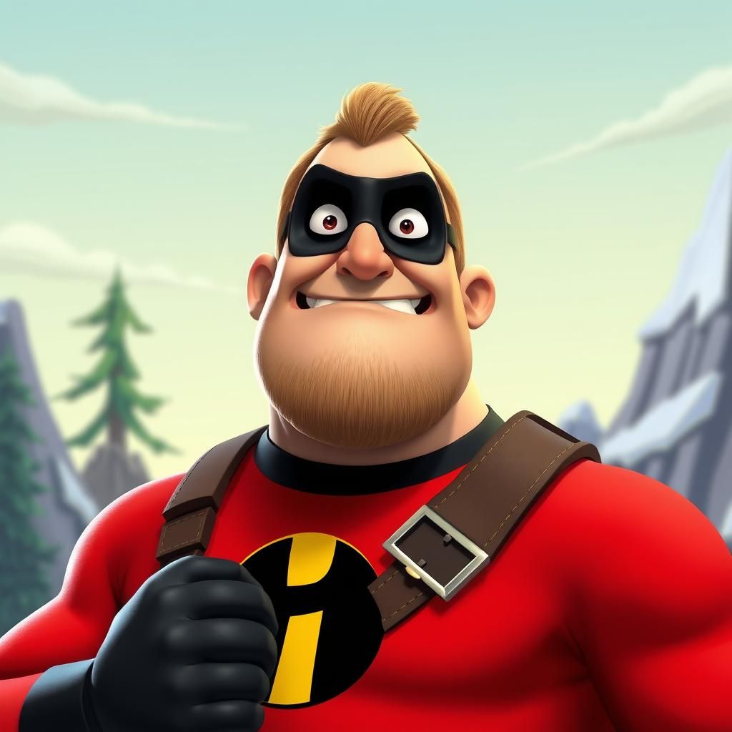 Incredible Biometric imagineer Buckle, Mountain Man from American Dad cartoon