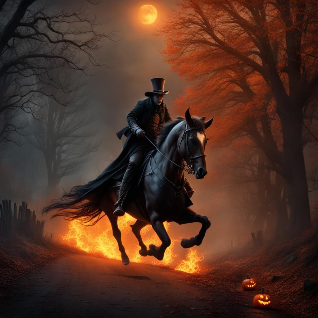Headless Horseman Gallops Through Sleepy Hollow