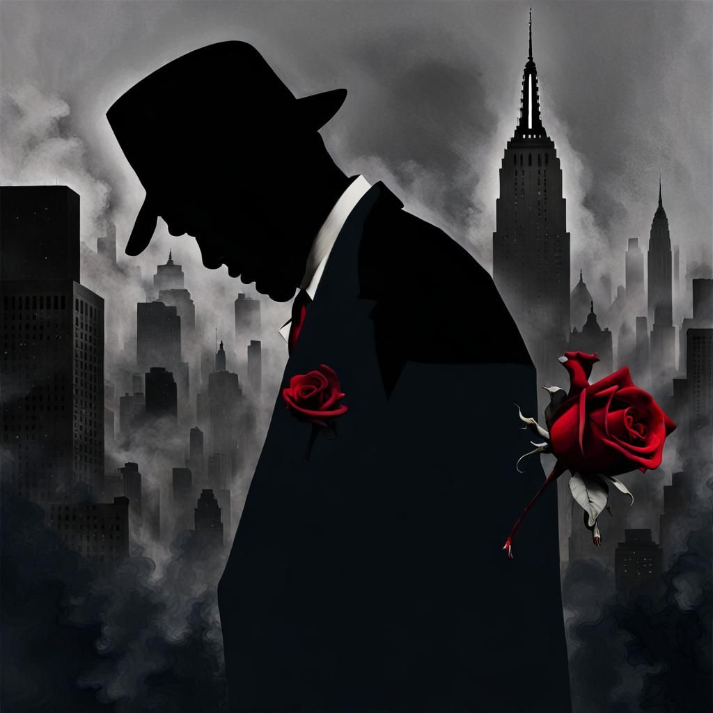 Noir New York City in Smoke and Shadows