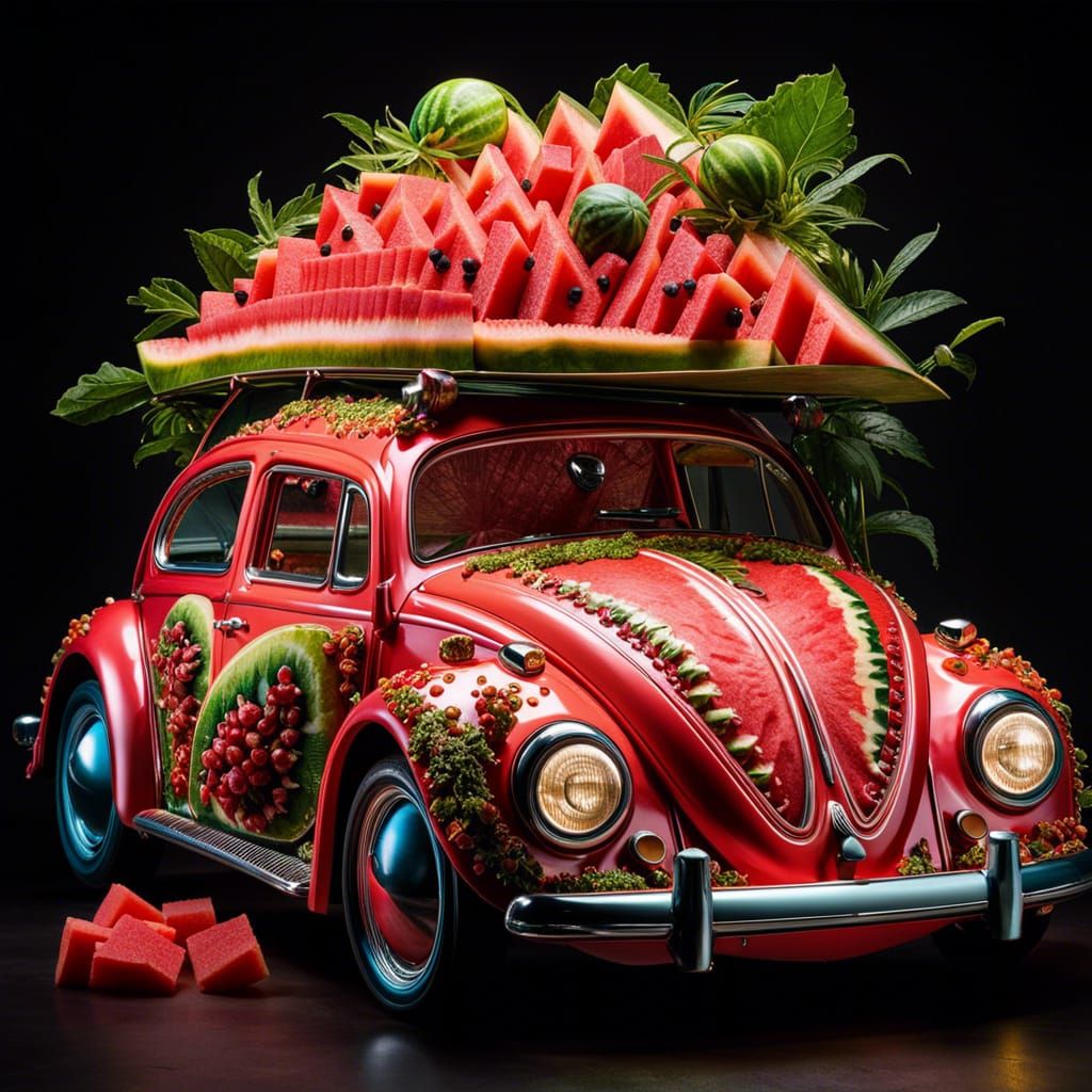 Watermelon car