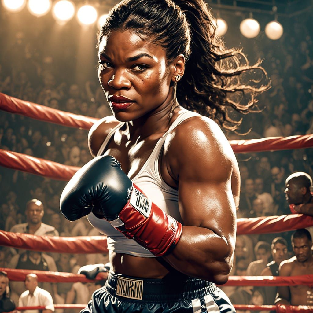 Vintage Boxing Icon Reveals Determined Expression