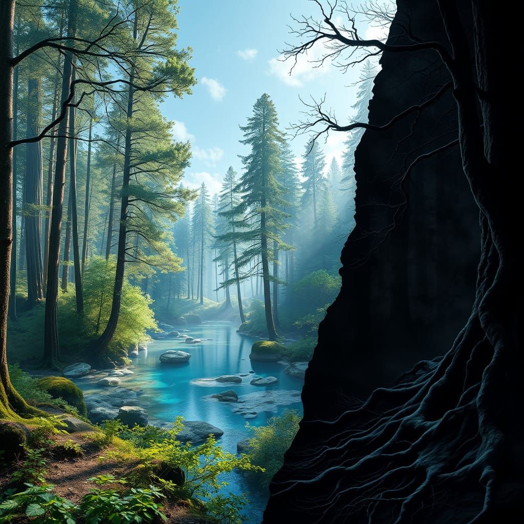 A Tripartite Forest in Classic AI Style