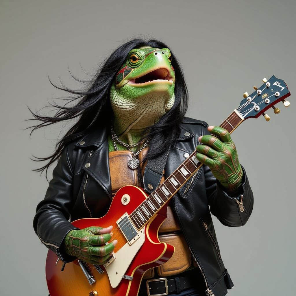 Rockstar Turtle Sings Progressive Rock